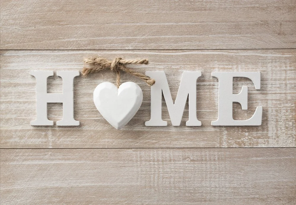 Home with a heart sign